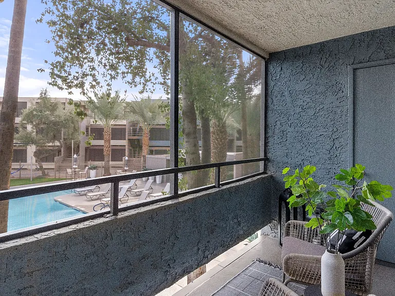 Unwind in style on your exclusive screened-in patio, an ideal escape right from your master bedroom pure luxury at your doorstep.