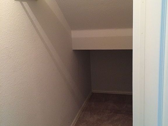 Extra storage under stairs