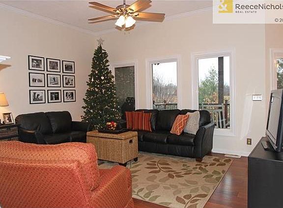 Living Room is Open and Bright