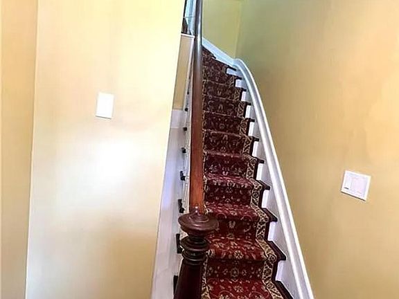 private stairs to second floor apartment