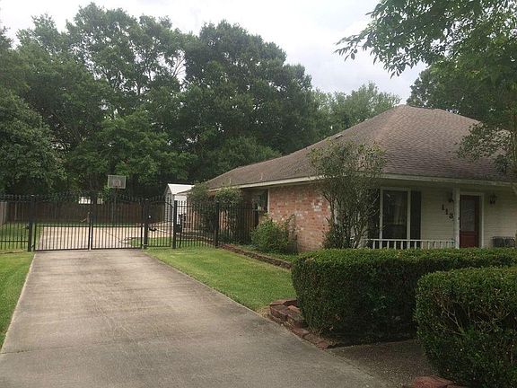 Gated driveway for added privacy and security.