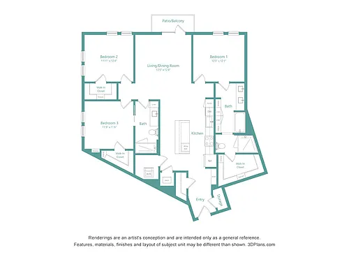 Floor plan C3