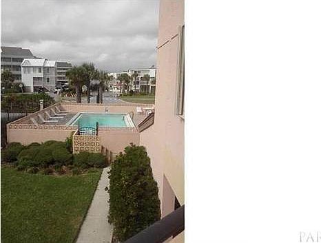View of the Pool from the Wrap-Around Balcony