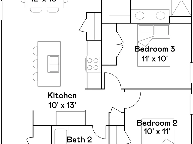 Floor Plan with Dimensions