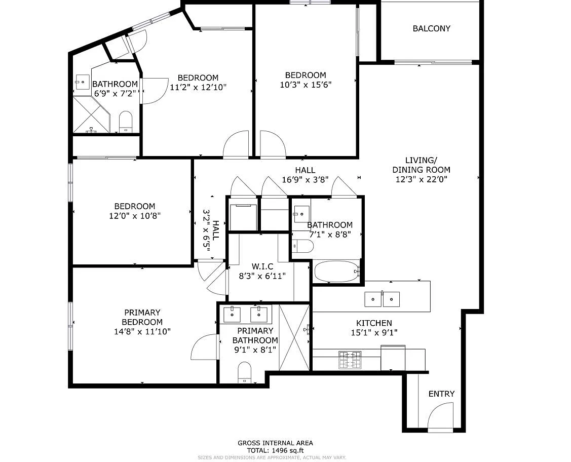 Floor plan 4X3 B2