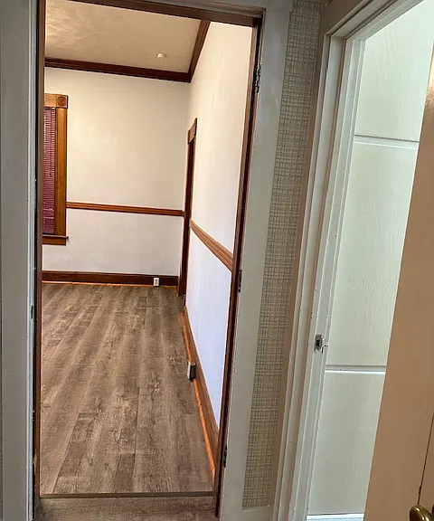 looking from hall to living room