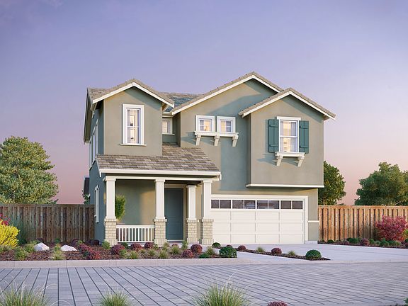 Traditional Elevation of the Exterior Rendering of Residence One at Chandler in Brentwood, CA by Bro