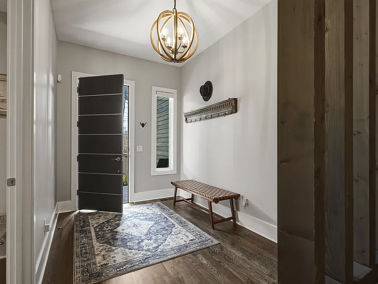 Inside the front entrance to our home.