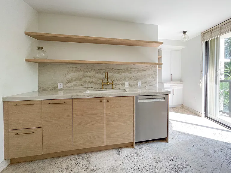 Morning sunlight year around and custom designed coffee station, brand new dishwasher and air fryer/microwave (hidden)