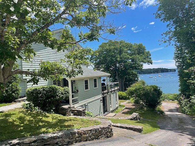 Side of house with view of harbor
