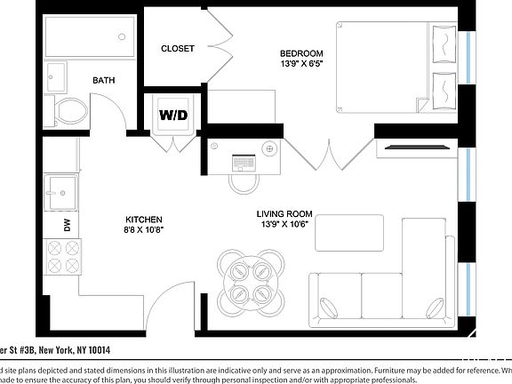 2nd image of 373 Bleecker St APT 3B