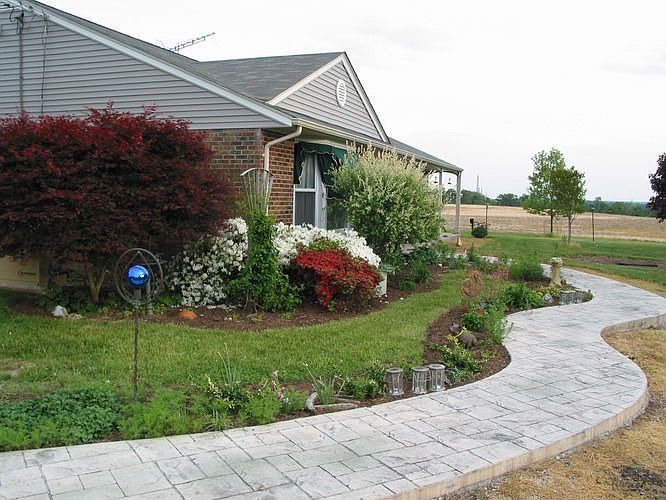 Walkway to the house