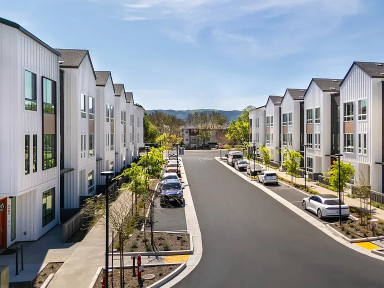 Townhomes with attached garage