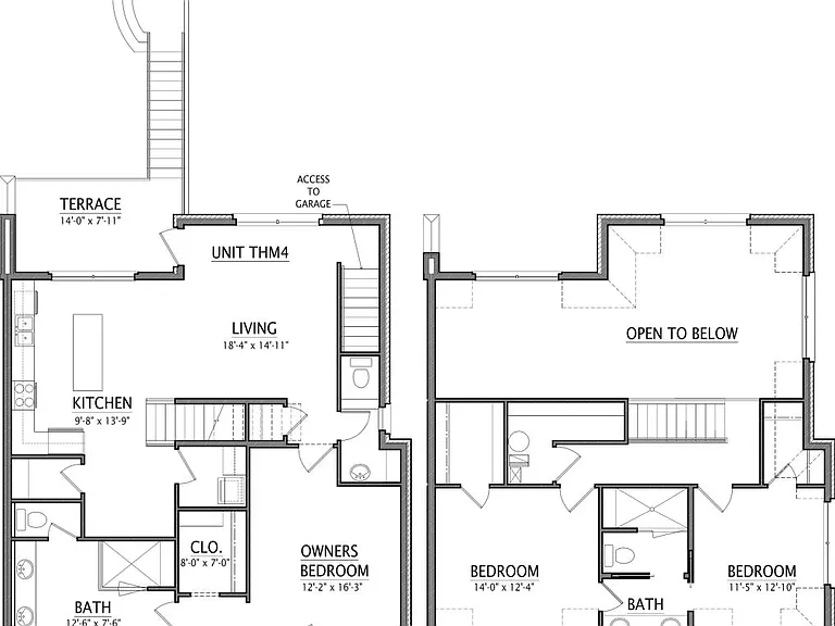floor plan. 3BR/2.5BA