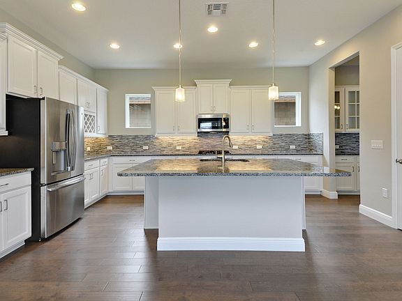 Expansive kitchen with island