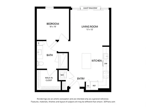 Floor plan CITY A1