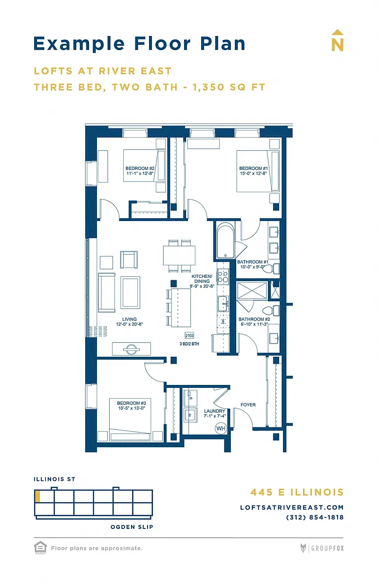 Floor plan 3 Bedroom
