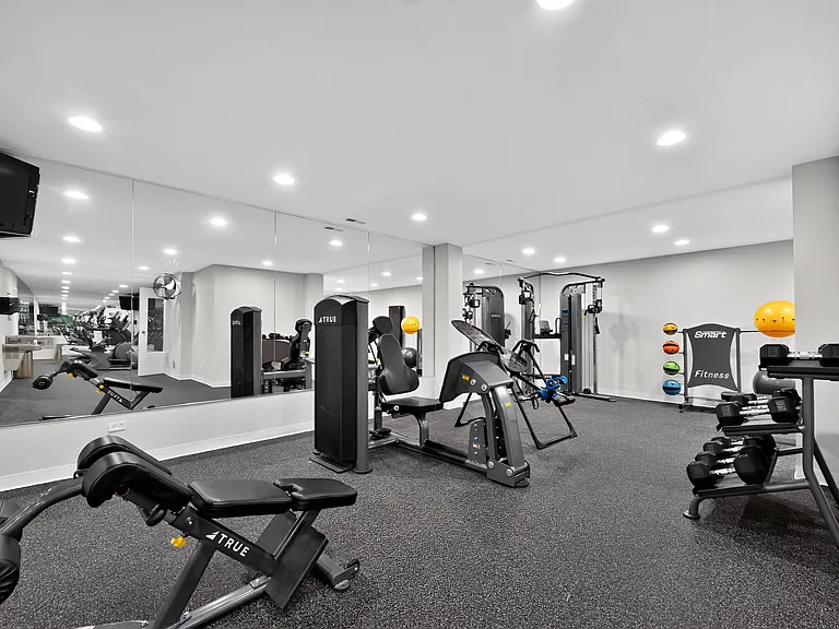 Stay active in the fully equipped fitness center at Renaissance at Carol Stream in Carol Stream, IL.