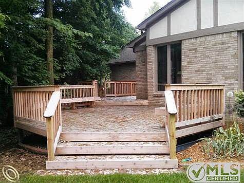 New cedar deck