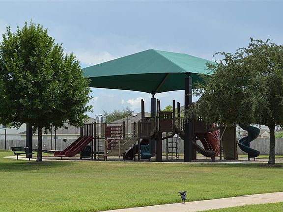 Playground complete with splash pad.