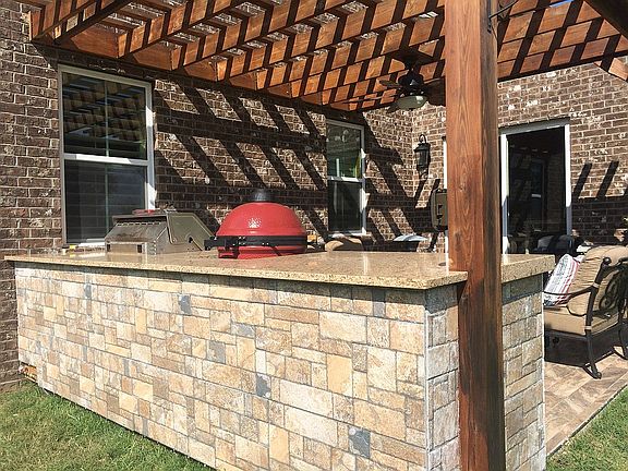 Custom outdoor kitchen