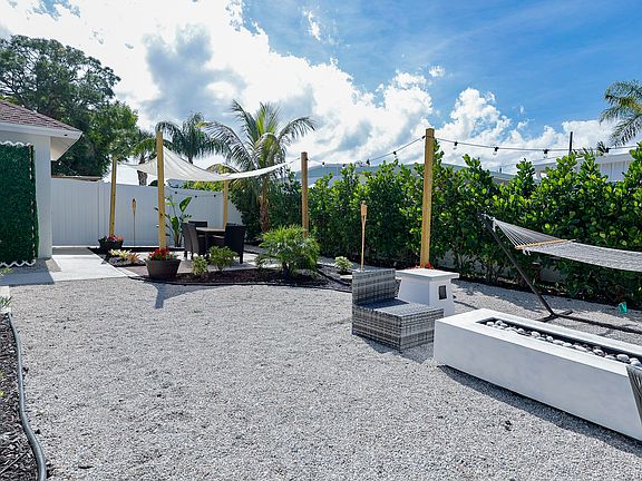 Enjoy a relaxing afternoon in your private back yard.