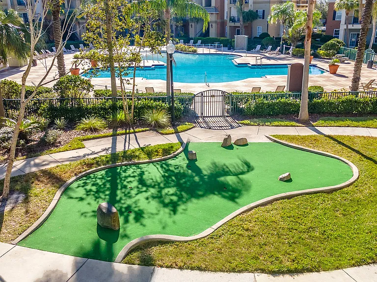 Resort Style Pool and Putting Green