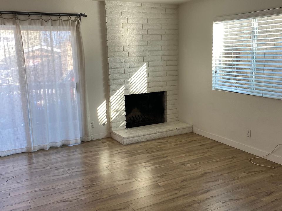 gas fireplace;slider leads to front patio