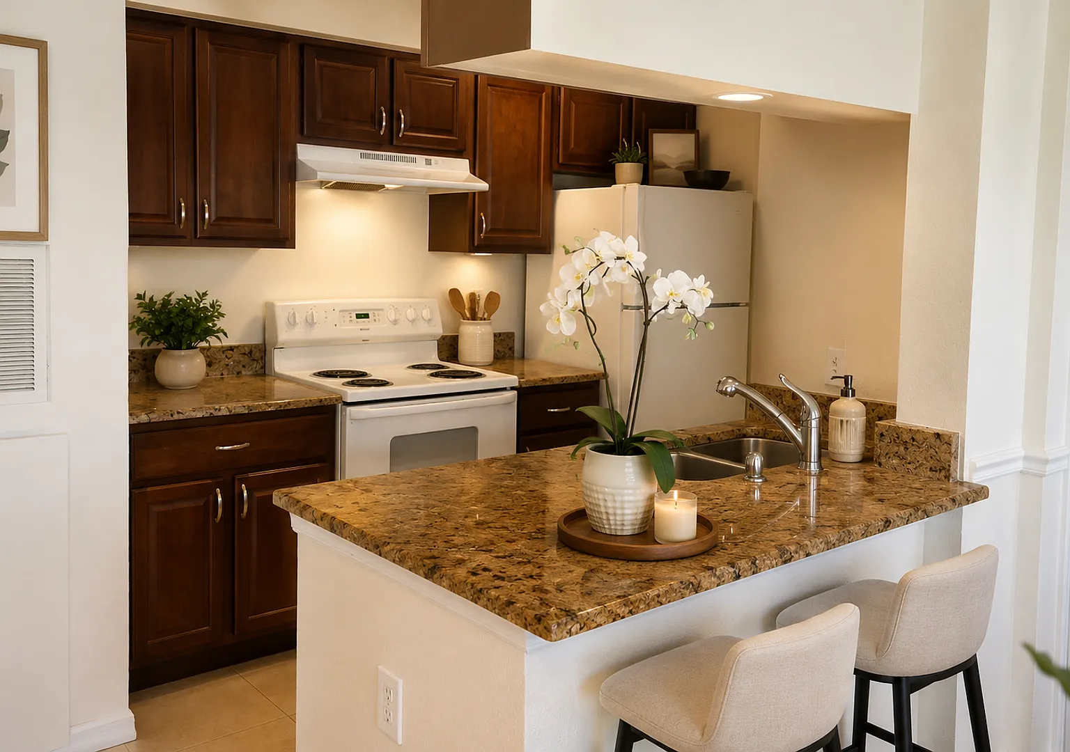 Beautiful 1/1 Wood Floor Condo With a Beautiful View x Rent close to UCF. — Photo 2