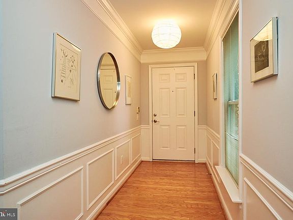 Lovely Entrance with Picture Box Wainscoting