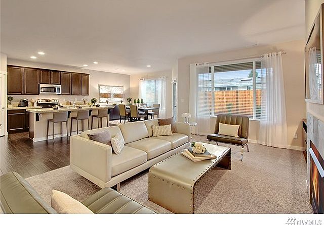 Comfortable open floor plan