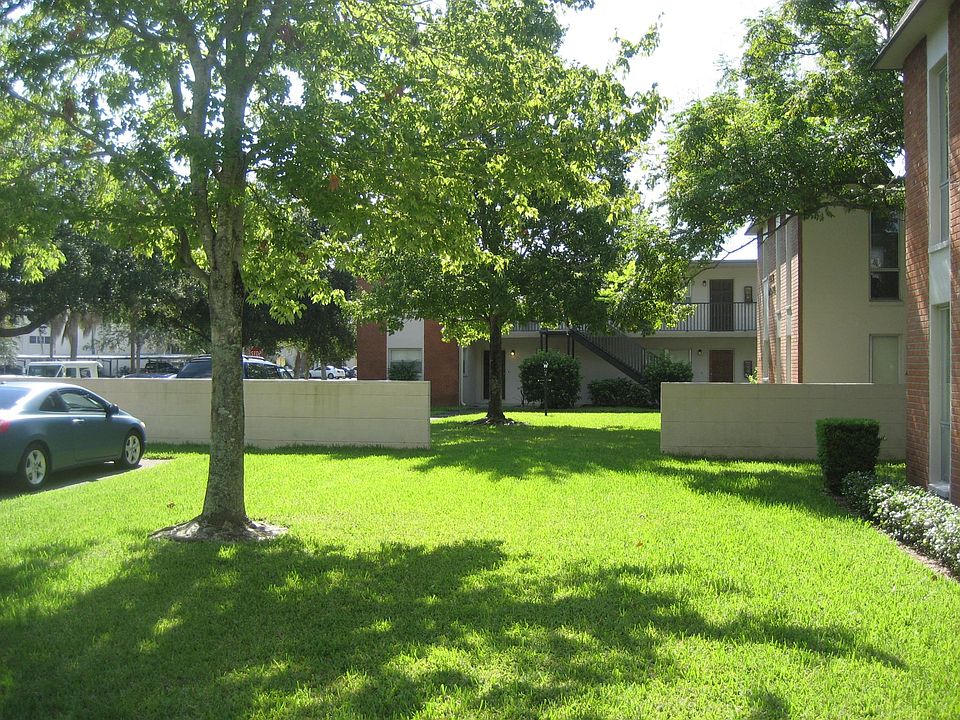View from front door across complex