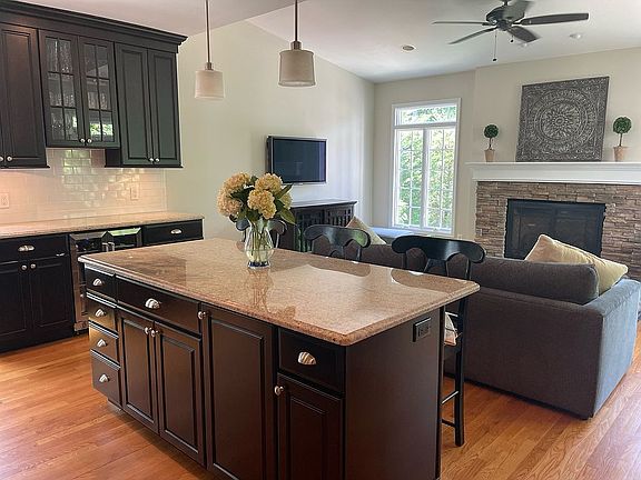 Kitchen into Living Room