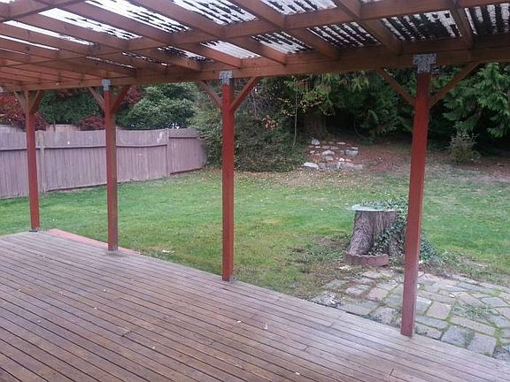 Fully Fenced Backyard