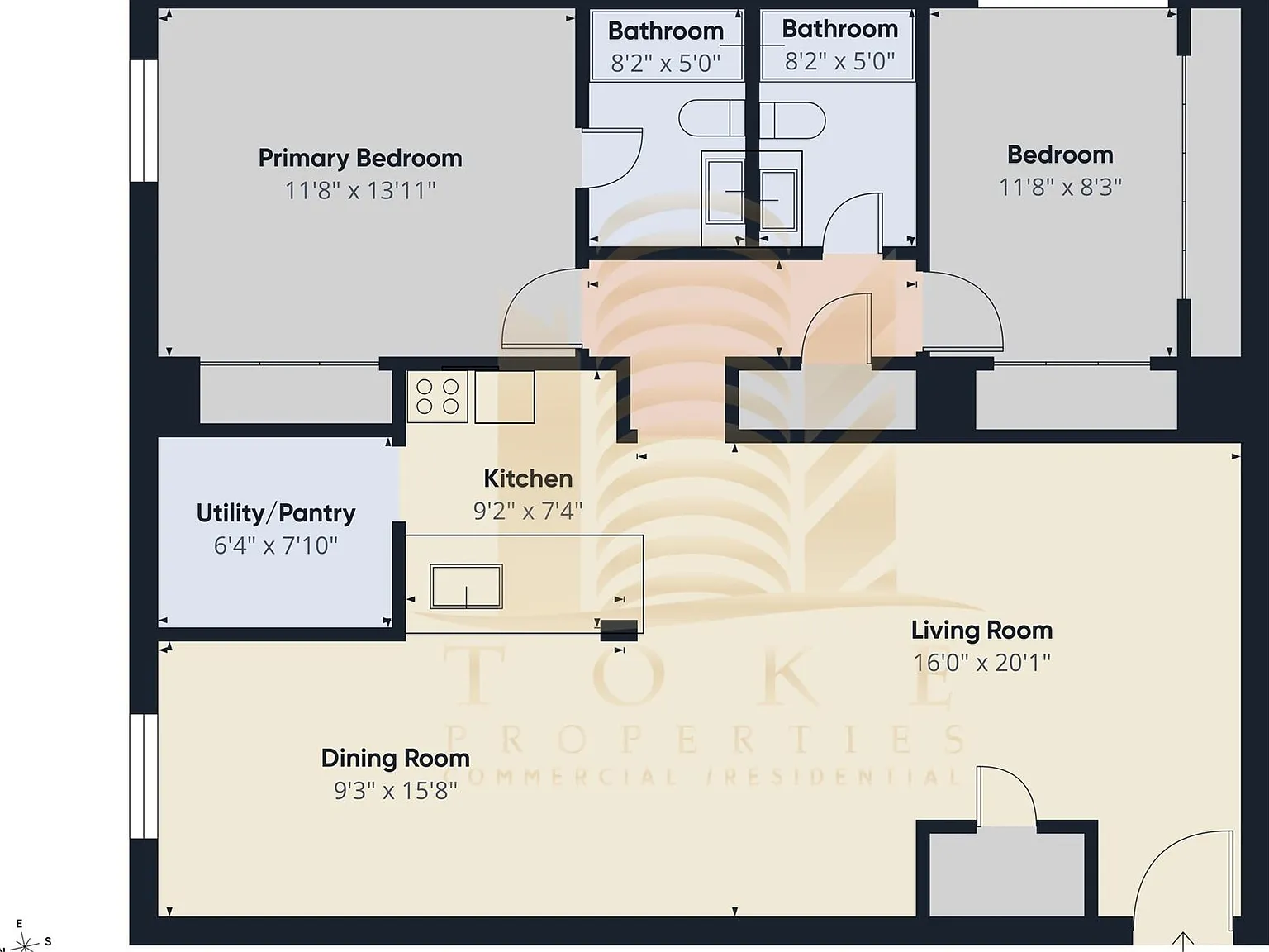 2 bed, 2.0 bath, 1100 sqft, $1,500 — Photo 3