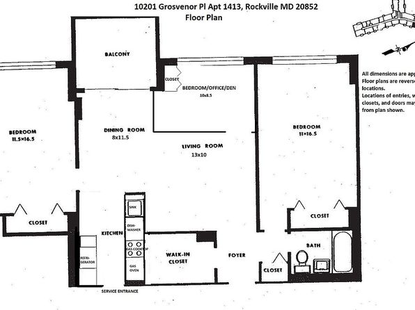 10201 Grosvenor Pl APT 1413