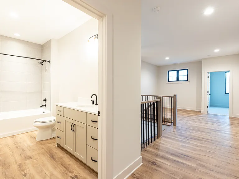 Bathroom. Hallway. Lounge. Bedroom 2. Upstairs.