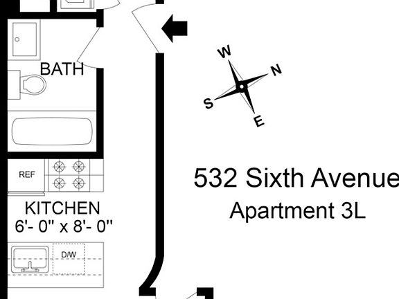 2nd image of 532 6th Ave #2