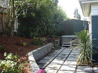 back patio with very private hot tub