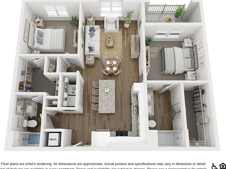 B2 floor plan The Dakota