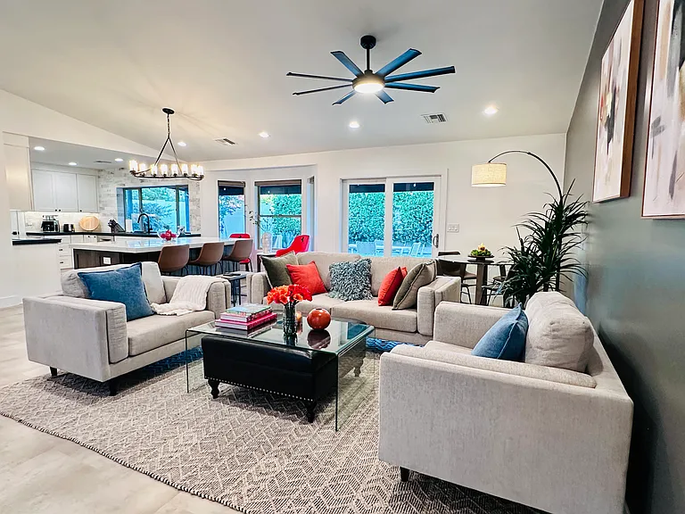 Open-Concept Living area