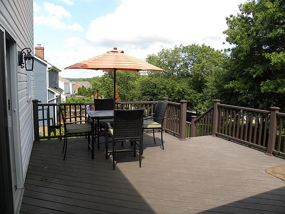 Uncovered Trex deck