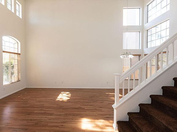 Soaring ceilings, airy and light filled living room