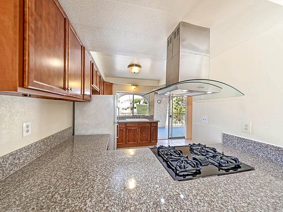 Granite Kitchen Counters, New Stainless Steel Range & Hood