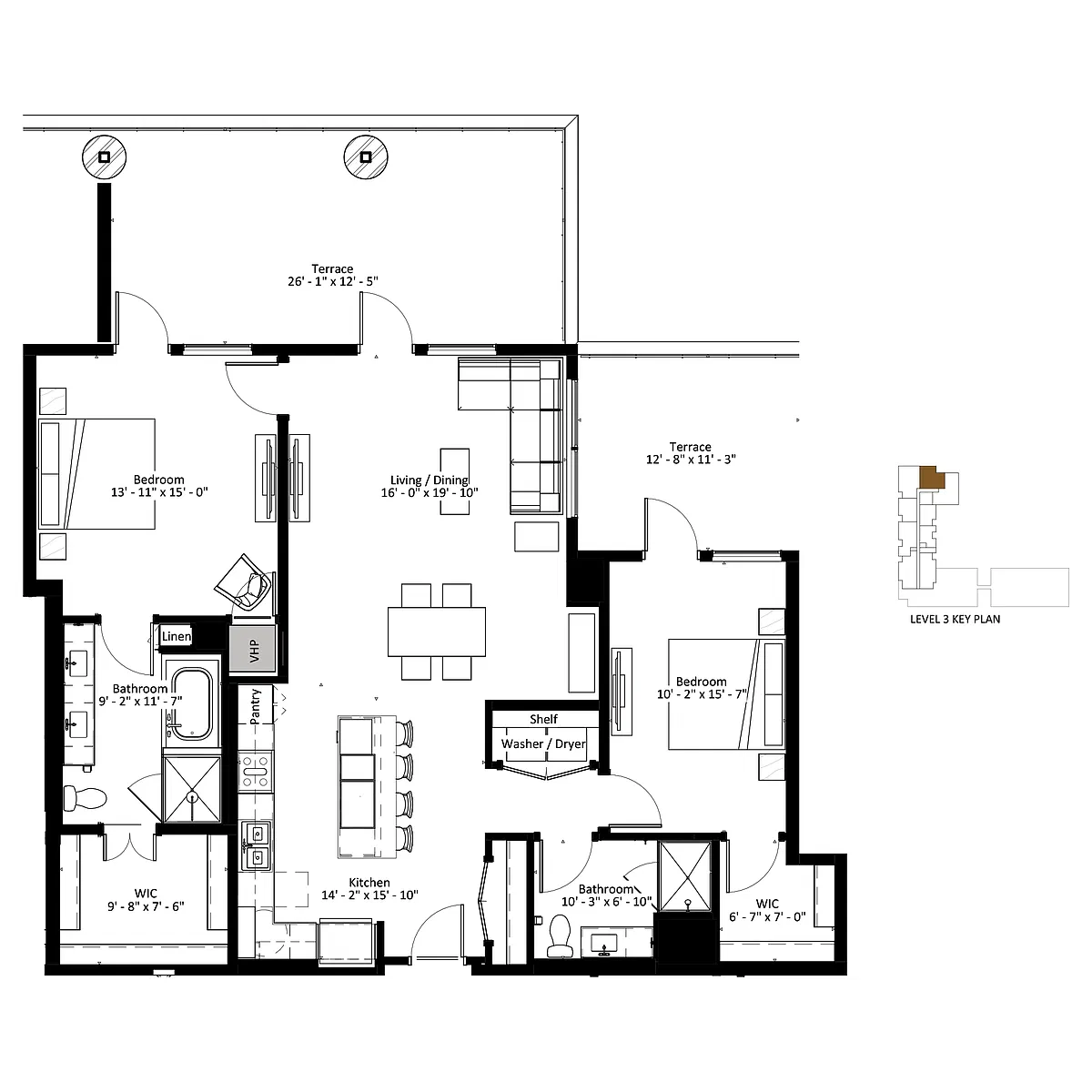 Floor plan Atlas - Penthouse