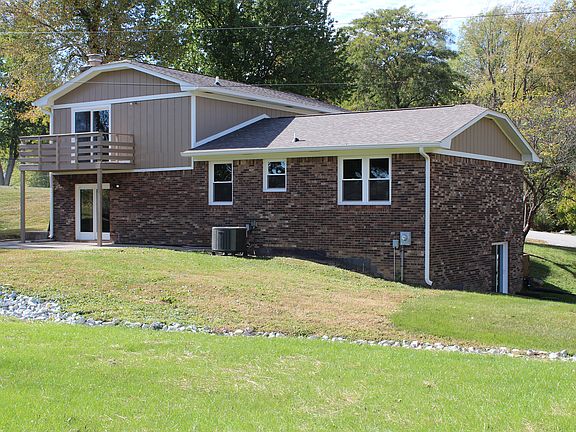Rear view of home