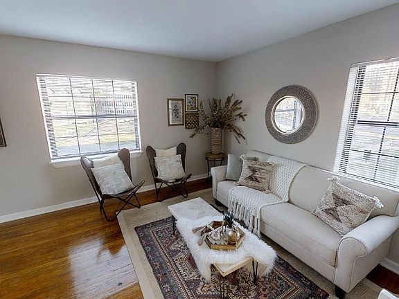 Spacious living room with lots of natural light