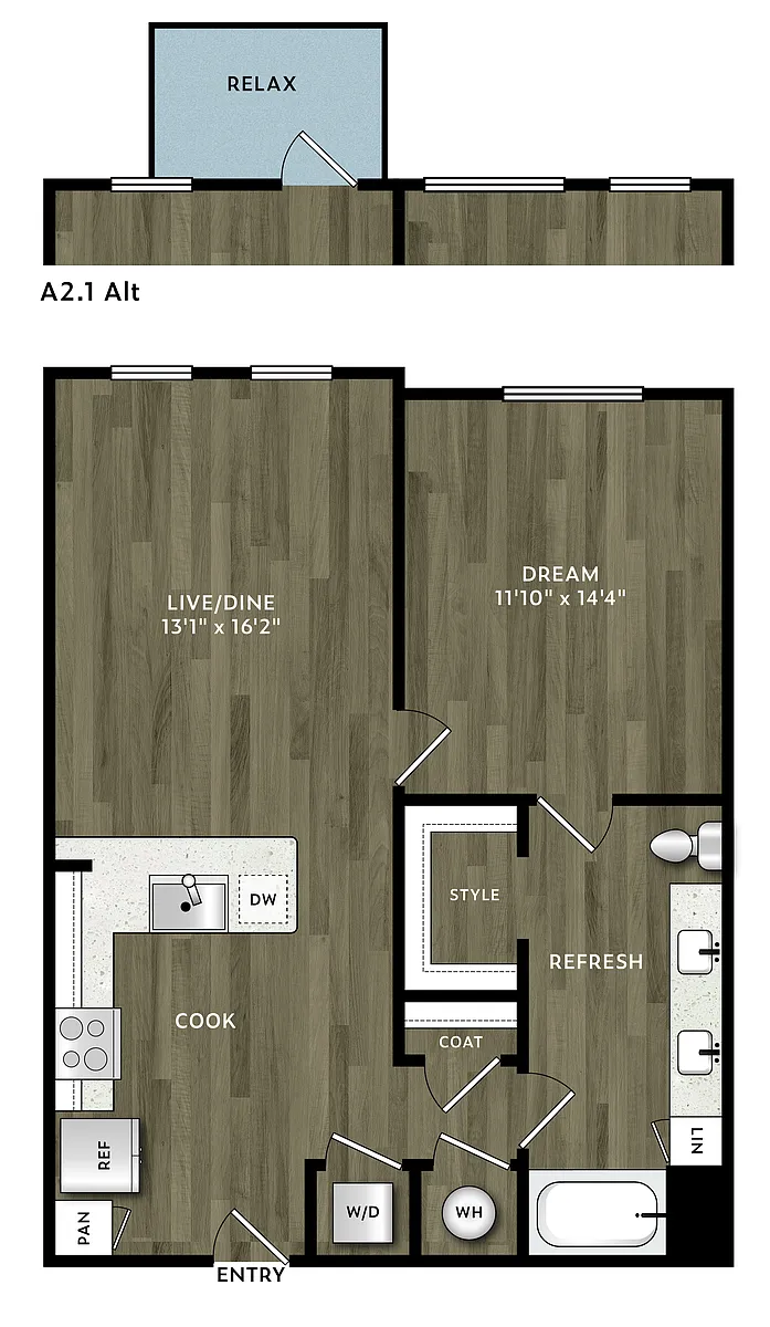 Floor plan A21