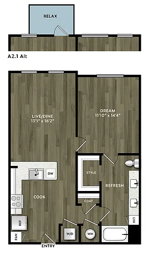 Floor plan A21