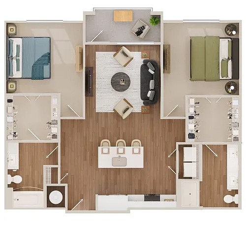 Floor plan 2C